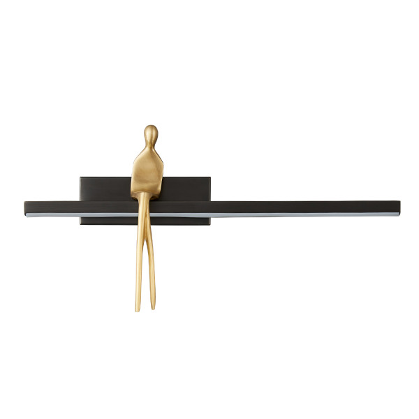 Lampa ścienna AMICI czarna 31 cm ST-B3578 black - Step Into Design