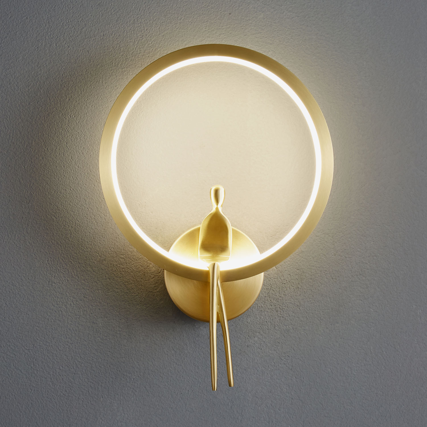 Lampa ścienna AMICI RING LED złota 27 cm ST-B3607 gold - Step Into Design - obrazek 3