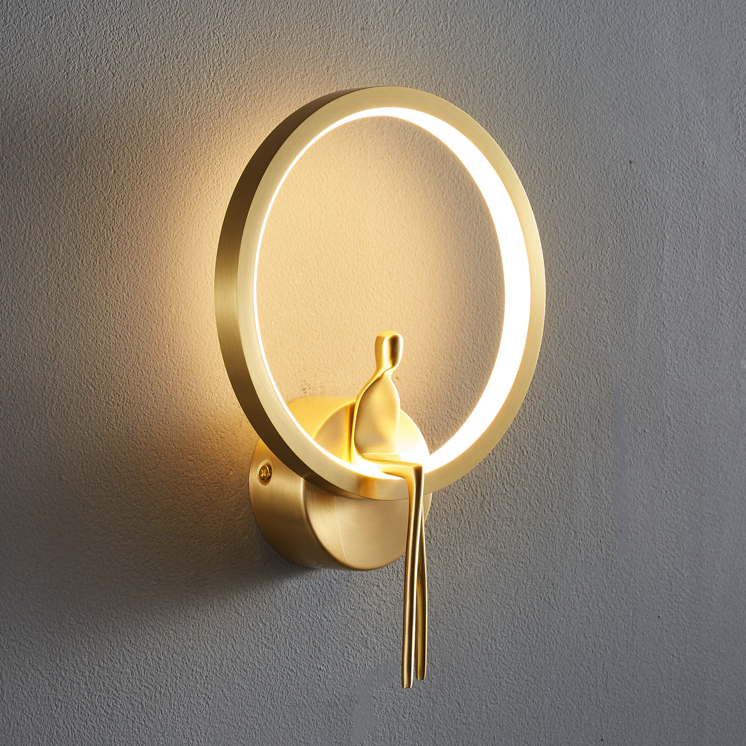 Lampa ścienna AMICI RING LED złota 27 cm ST-B3607 gold - Step Into Design - obrazek 2