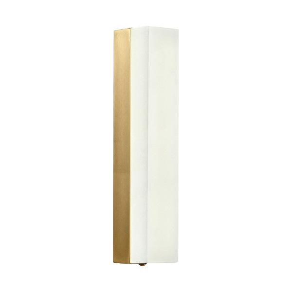 Lampa ścienna BLOCK biały marmur i mosiądz 40 cm ST-3390 - Step Into Desgin
