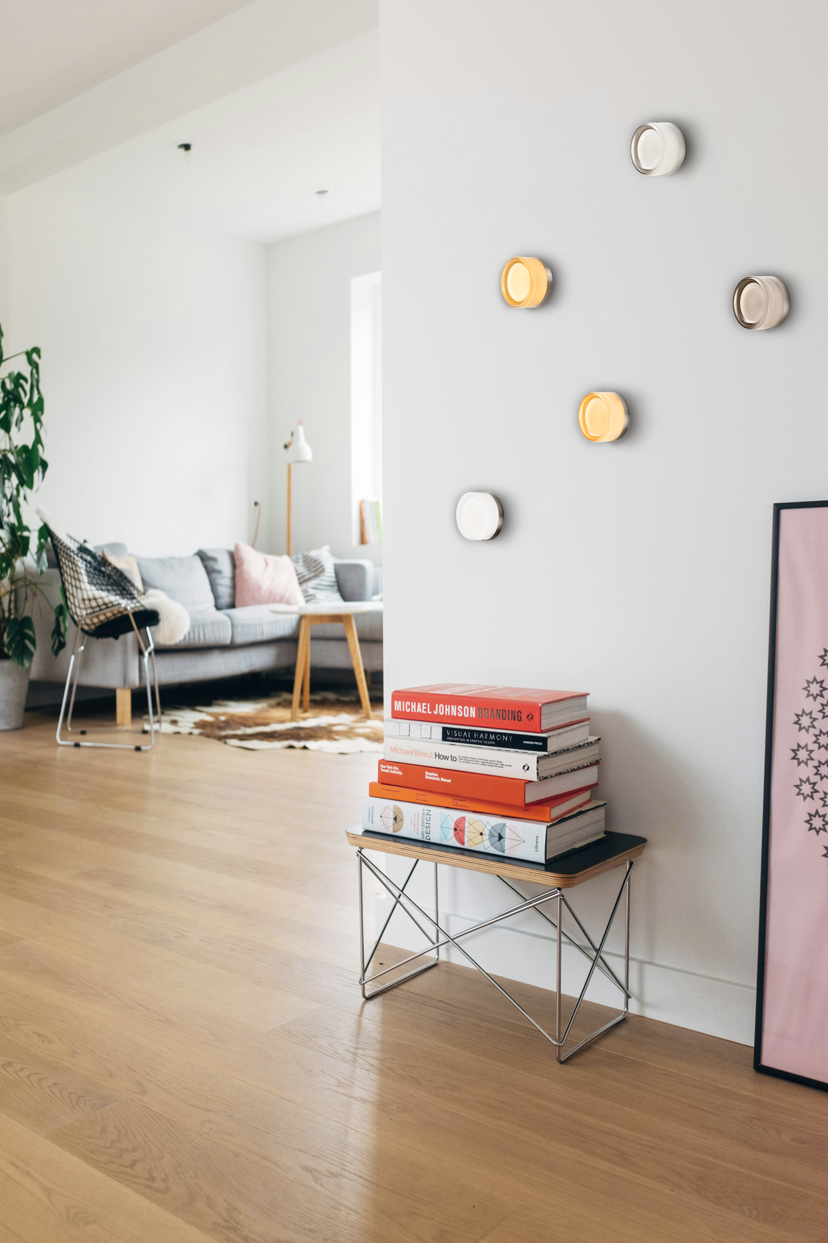 Lampa ścienna CANDY LED bursztynowa 13,5 cm ST-MB1308 amber - Step Into Design - obrazek 3