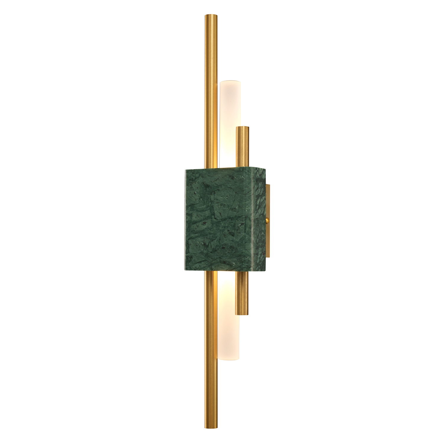 Lampa ścienna marmurowa zielono złota ELLIE ST-7007W-GREEN - Step Into Design