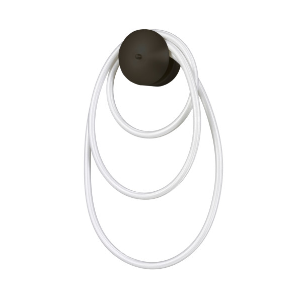 Lampa ścienna FANTASIA czarna 30 cm ST-9282W1 BK - Step Into Design