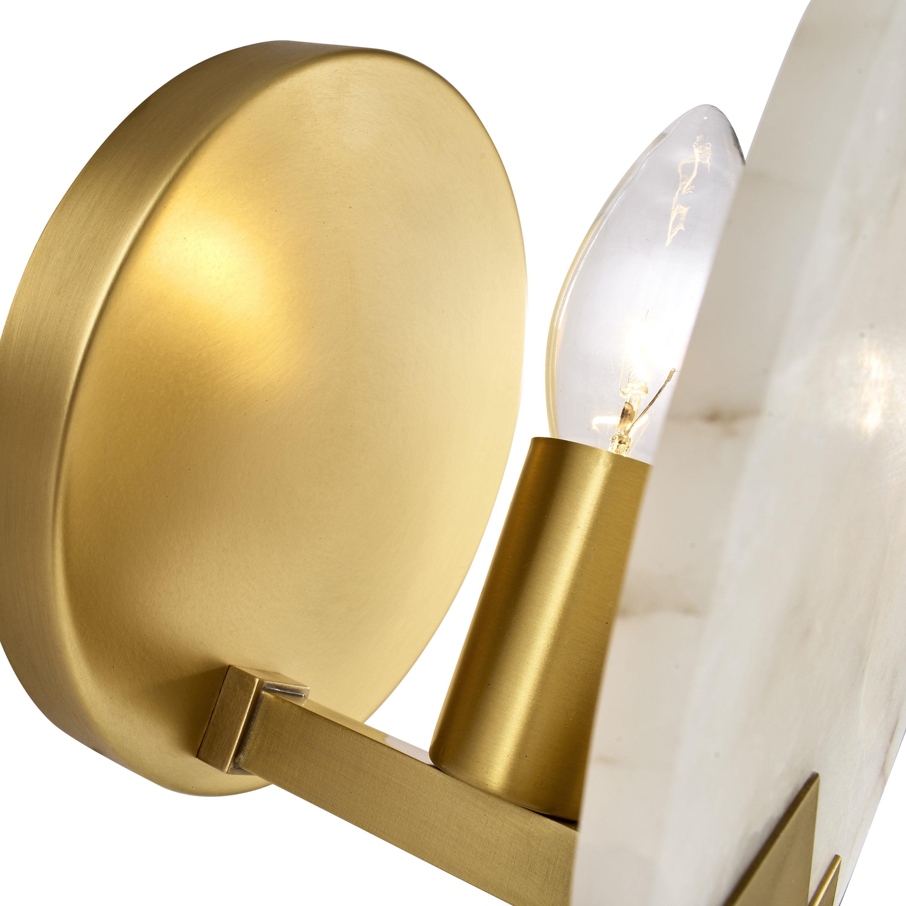 Lampa ścienna MARMO biały marmur i mosiądz 20cm ST-3961 - Step Into Design - obrazek 7