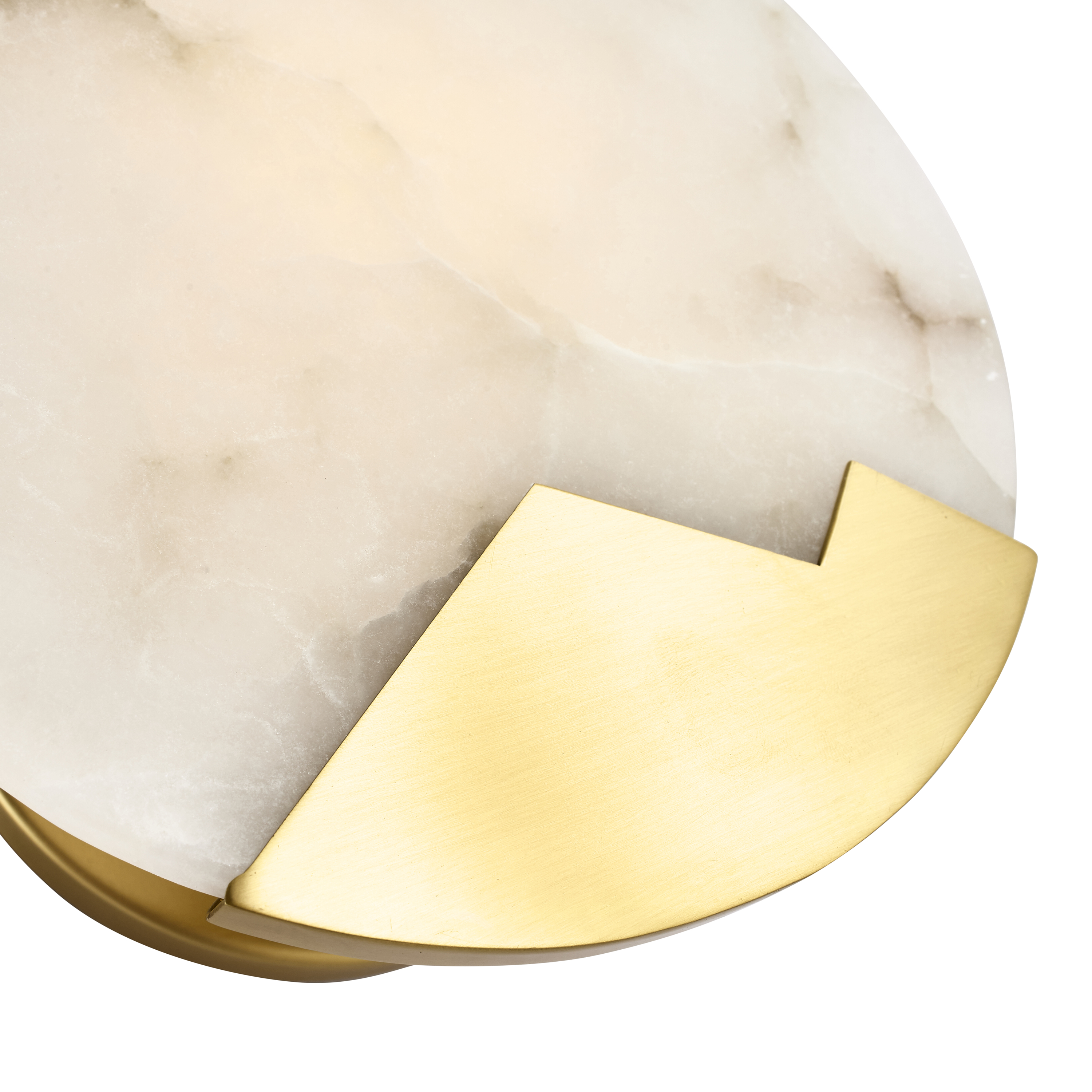 Lampa ścienna MARMO biały marmur i mosiądz 20cm ST-3961 - Step Into Design - obrazek 4