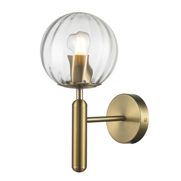 Lampa ścienna PALLA złota 15 cm  F070 transparent - Step Into Design