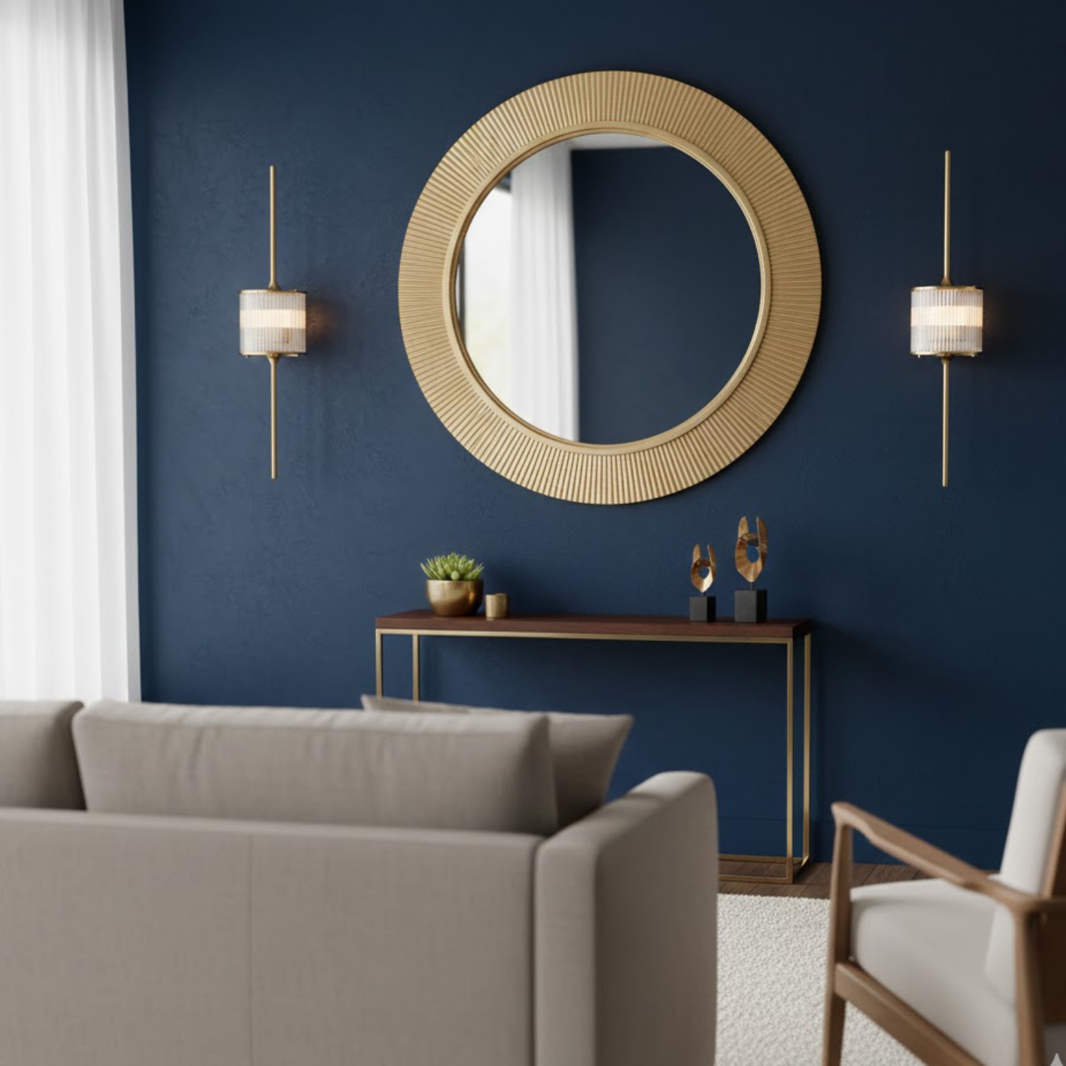 Lampa ścienna SERGIO-2 złota 90 cm ST-DL8533 gold - Step into Design - obrazek 2