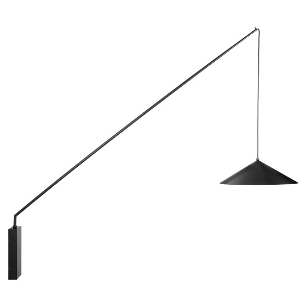 Lampa ścienna loft design SWING czarna 151 cm  DI-AR-052-PT black - Step Into Design