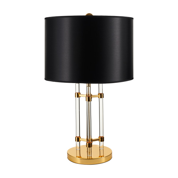 Lampa stołowa EXCLUSIVO czarna 65 cm  - DN921 - Step Into Design