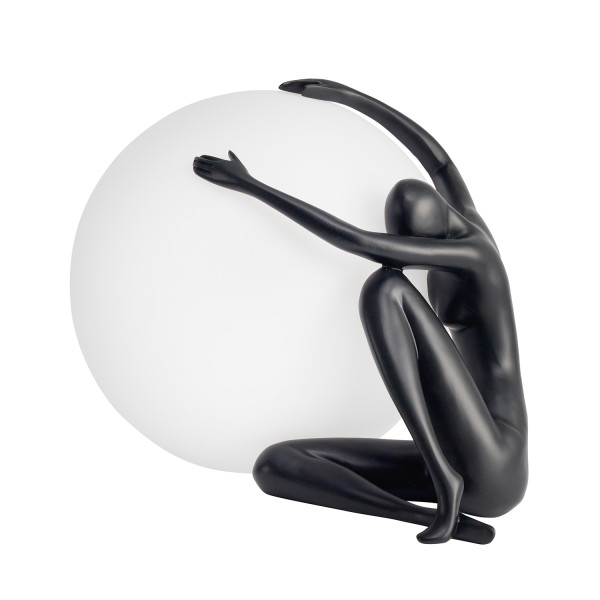 Lampa stołowa WOMAN-1 czarna 47 cm  ST-6020-A black - Step Into Design