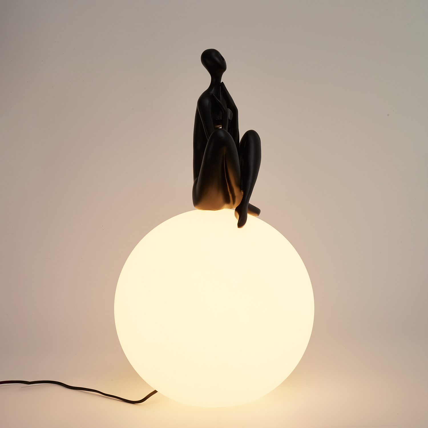 Lampa stołowa WOMAN-3 czarna 35 cm ST-6020-C black - Step Into Design - obrazek 3