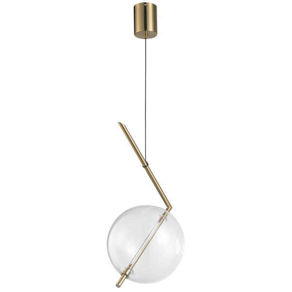 Lampa wisząca AMORE - 1 LED złota 24 cm  - ST-8869P-1 - Step Into Design