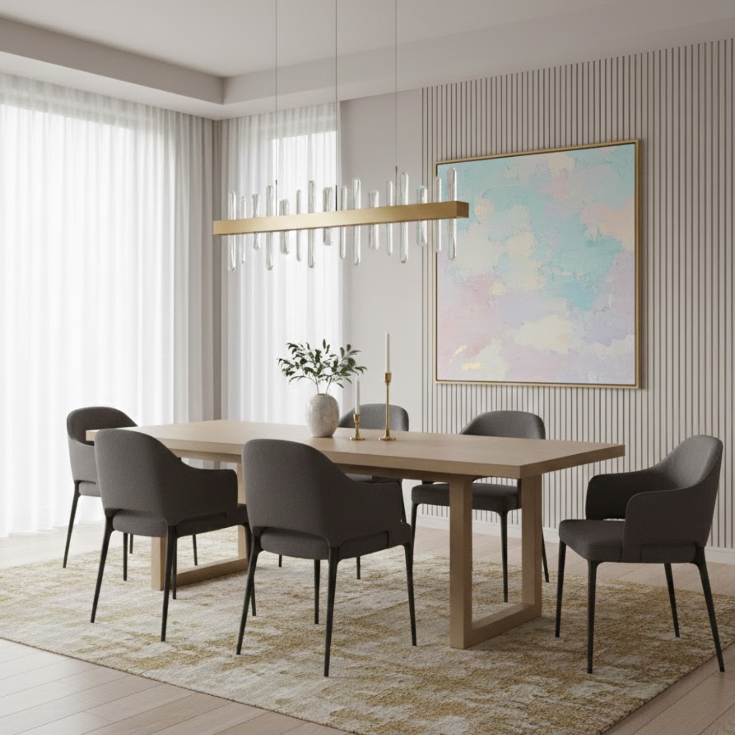 Lampa wisząca nowoczesna ARCTIC złota MP0099 - Step Into Design - obrazek 2