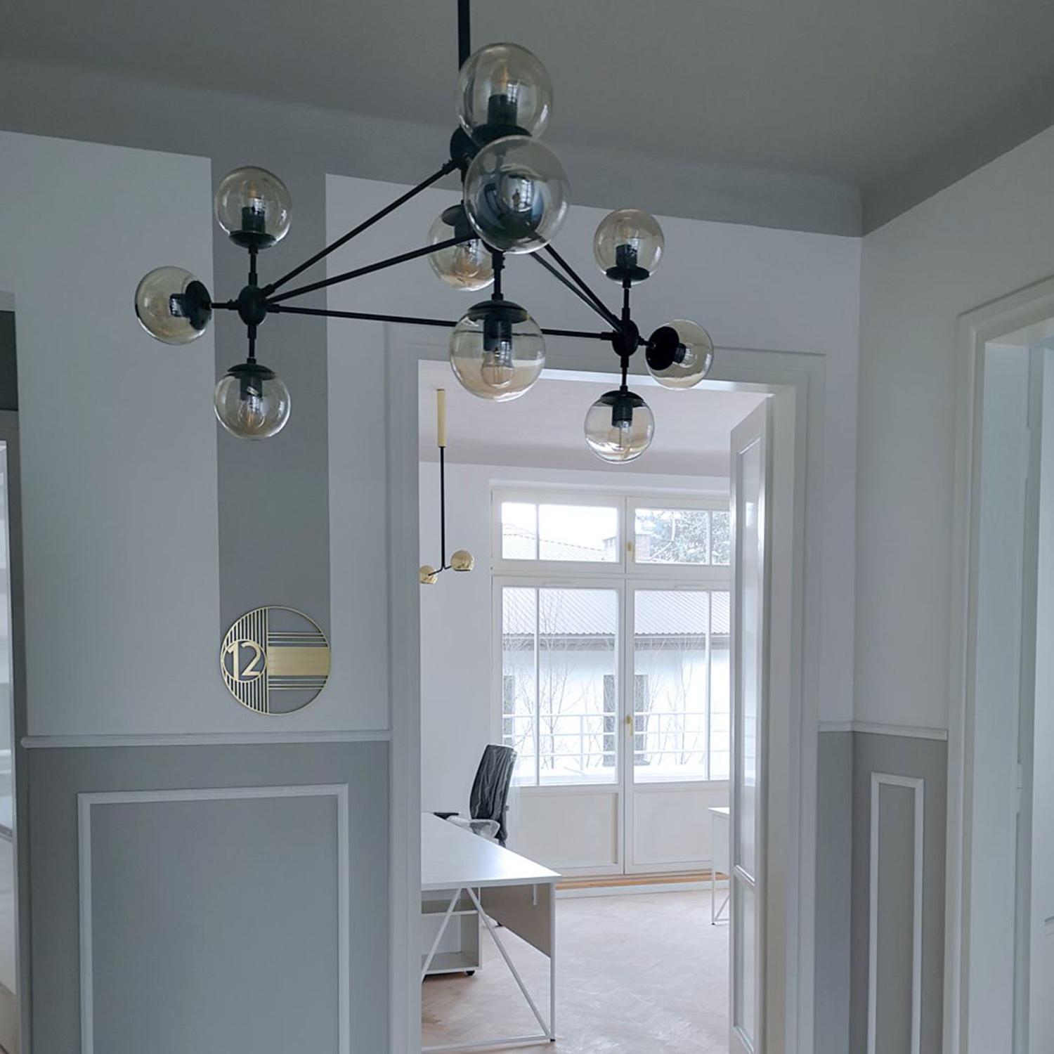 Lampa designerska wisząca ASTRIFERO 10 czarna ST-9047-10 - Step Into Design - obrazek 8