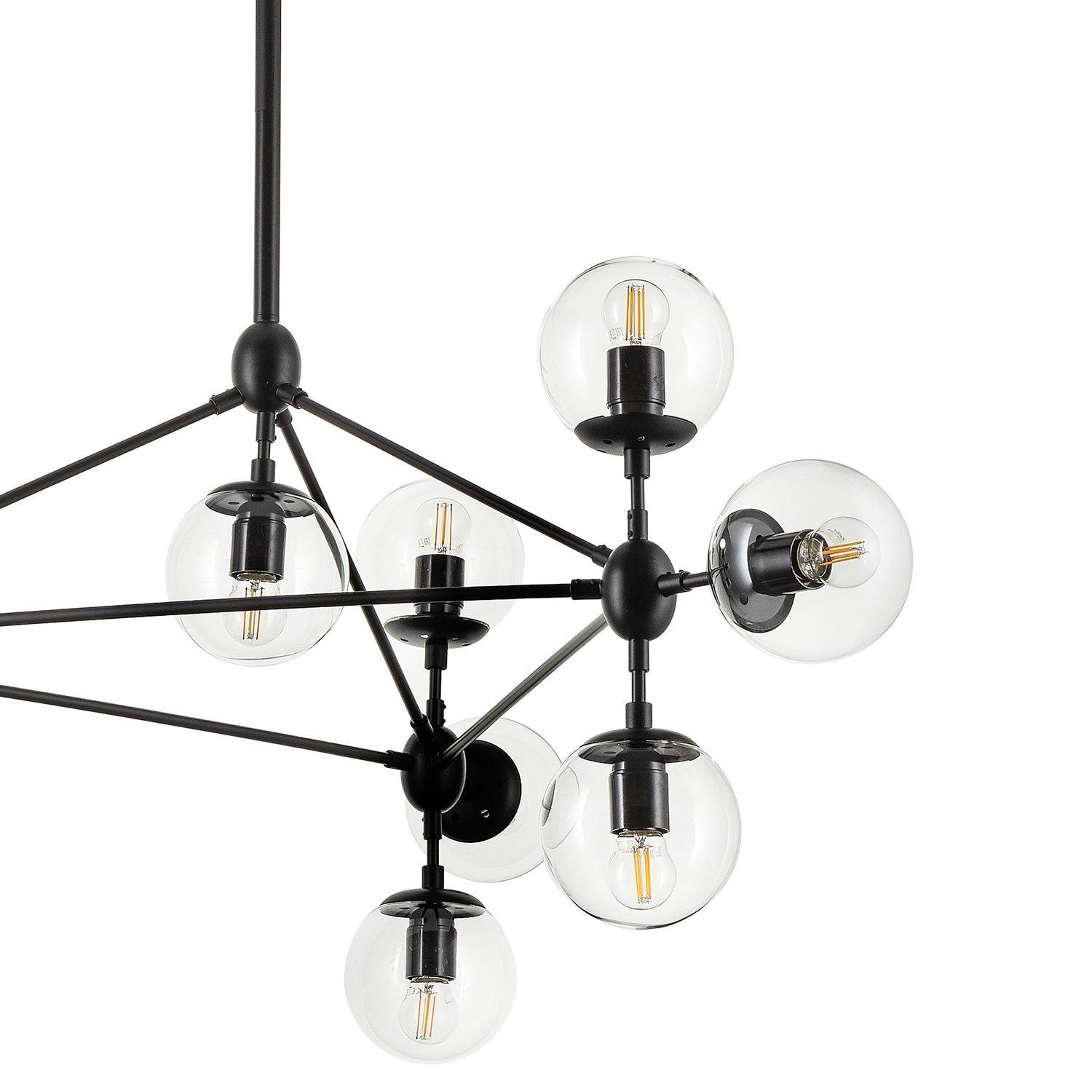 Lampa designerska wisząca ASTRIFERO 10 czarna ST-9047-10 - Step Into Design - obrazek 6