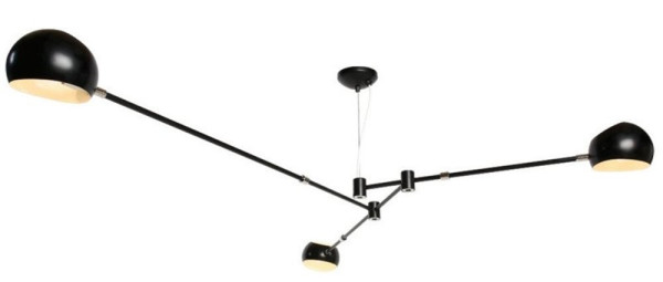 Lampa nad stół designerska wisząca ASTRONOMY-3 czarna ST-5335B-3 - Step Into Design