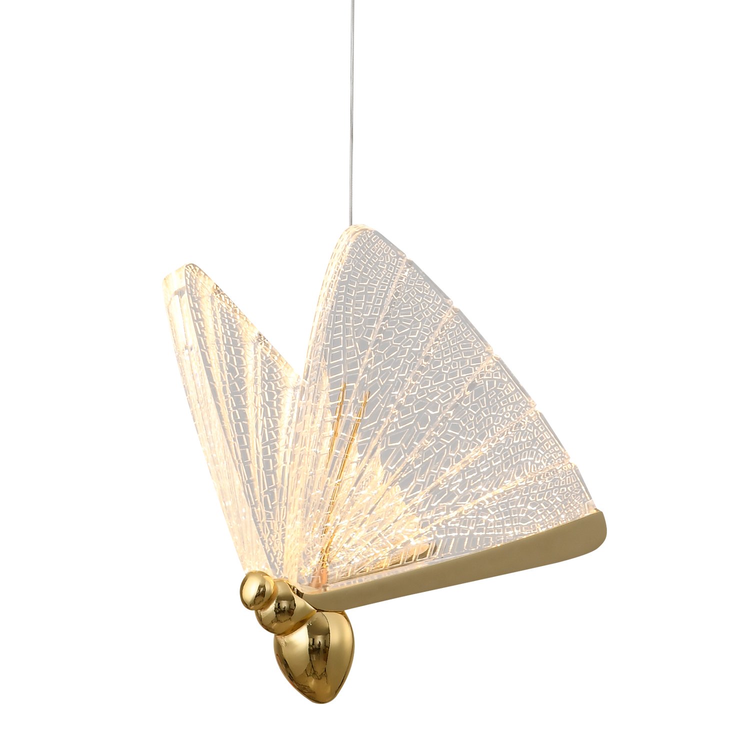 Lampa designerska wisząca BEE LAMP złota MP0090-5 gold - Step Into Design - obrazek 3