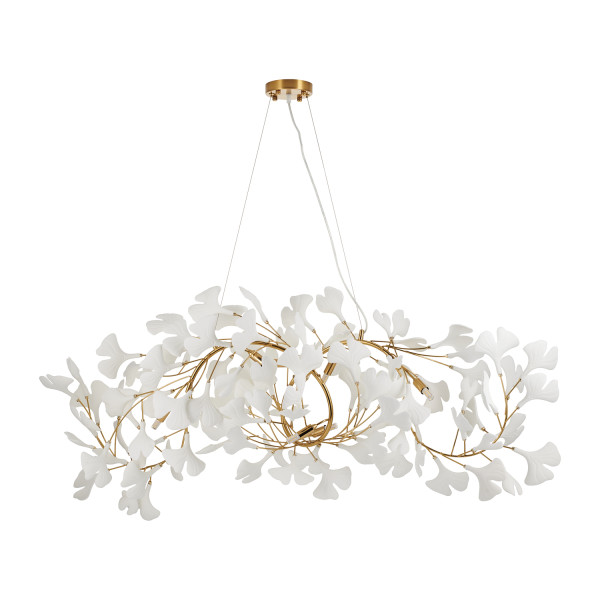 Lampa wisząca BOTANIKA WAVE złoto biała 125 cm  XY080P-120 - Step Into Design