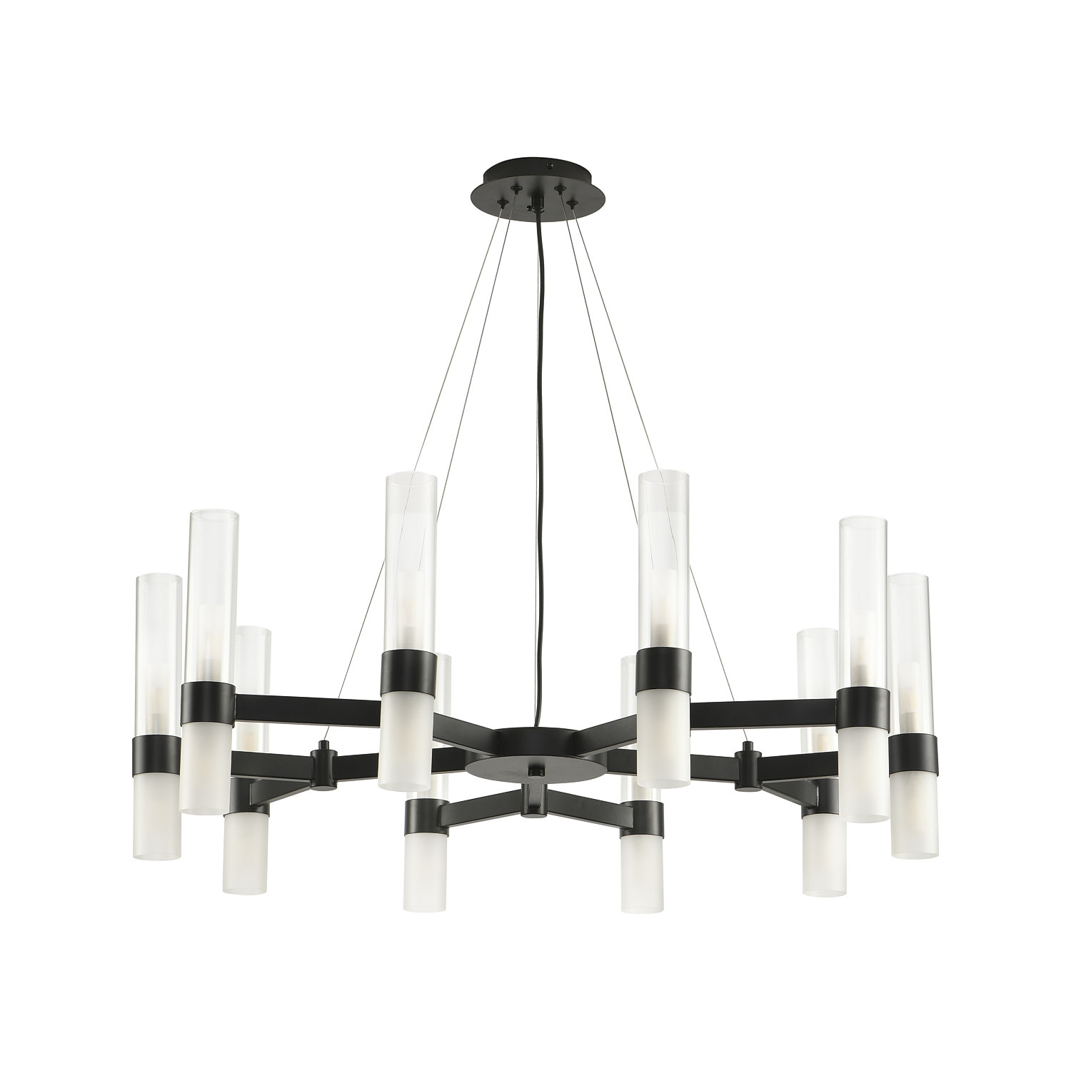 Lampa wisząca designerska CANDELA-10 DN1505-10 black - Step Into Design