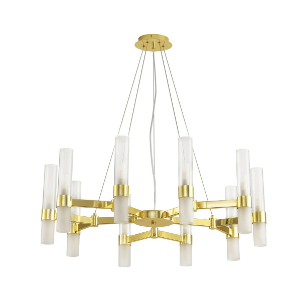Lampa designerska złota CANDELA-10 DN1505-10 gold - Step Into Design