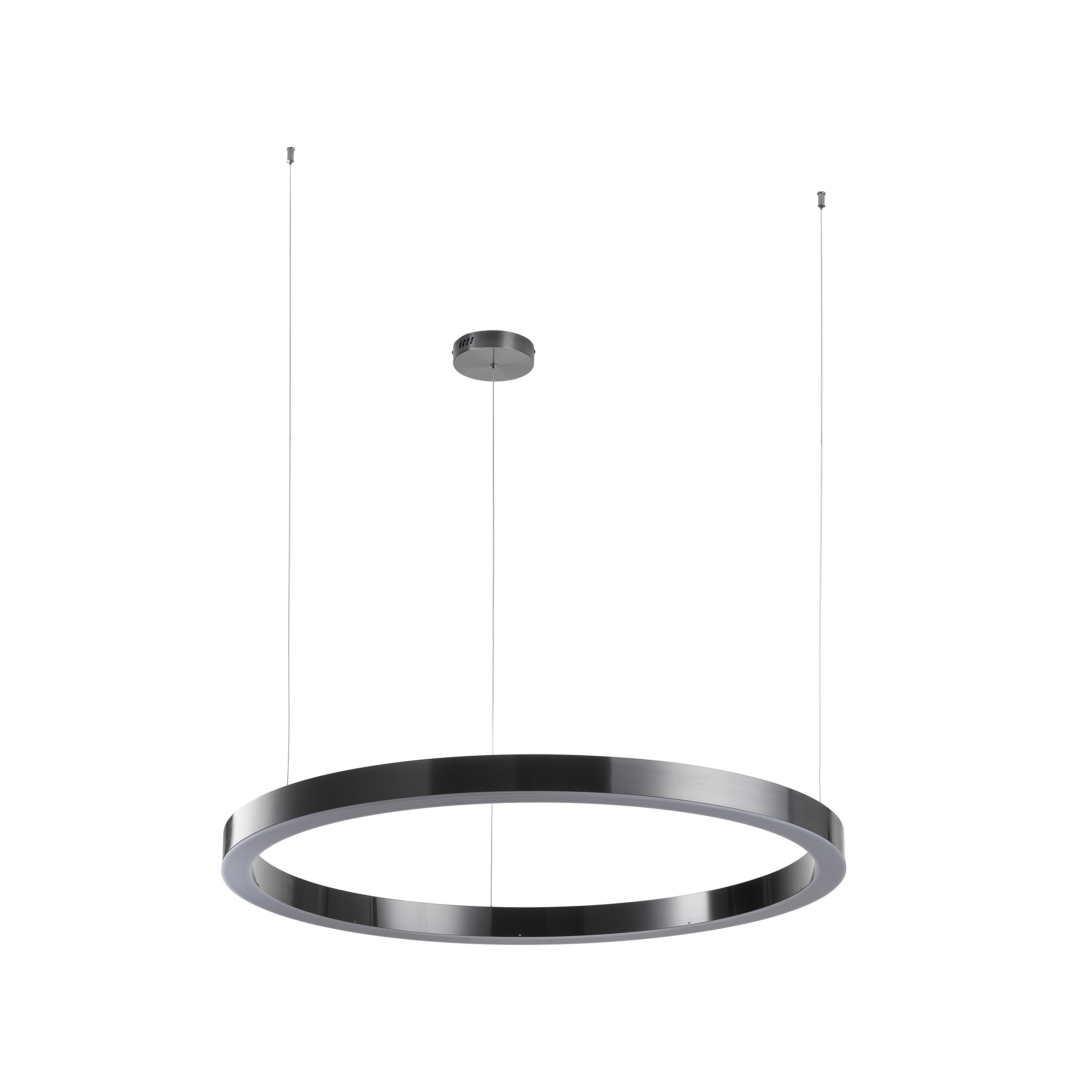 Lampa wisząca na pilota RING CIRCLE 100 czarna ST-8848-100 - Step Into Design