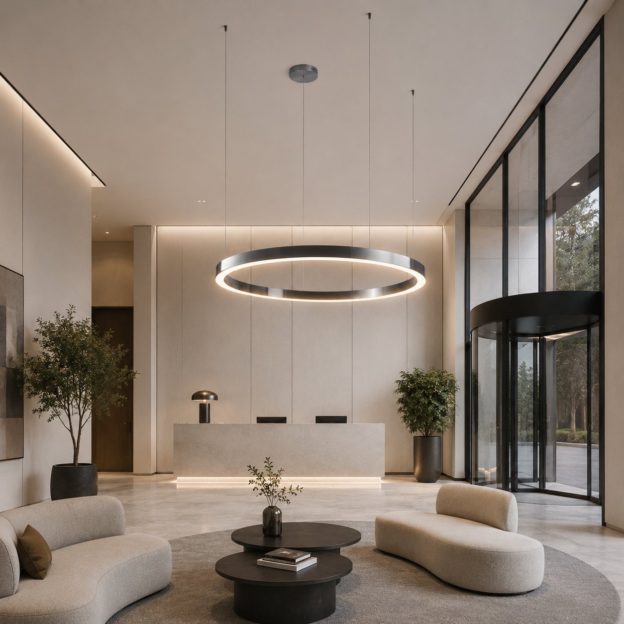 Lampa wisząca na pilota RING CIRCLE 120 ST-8848-120 black - Step Into Design - obrazek 3