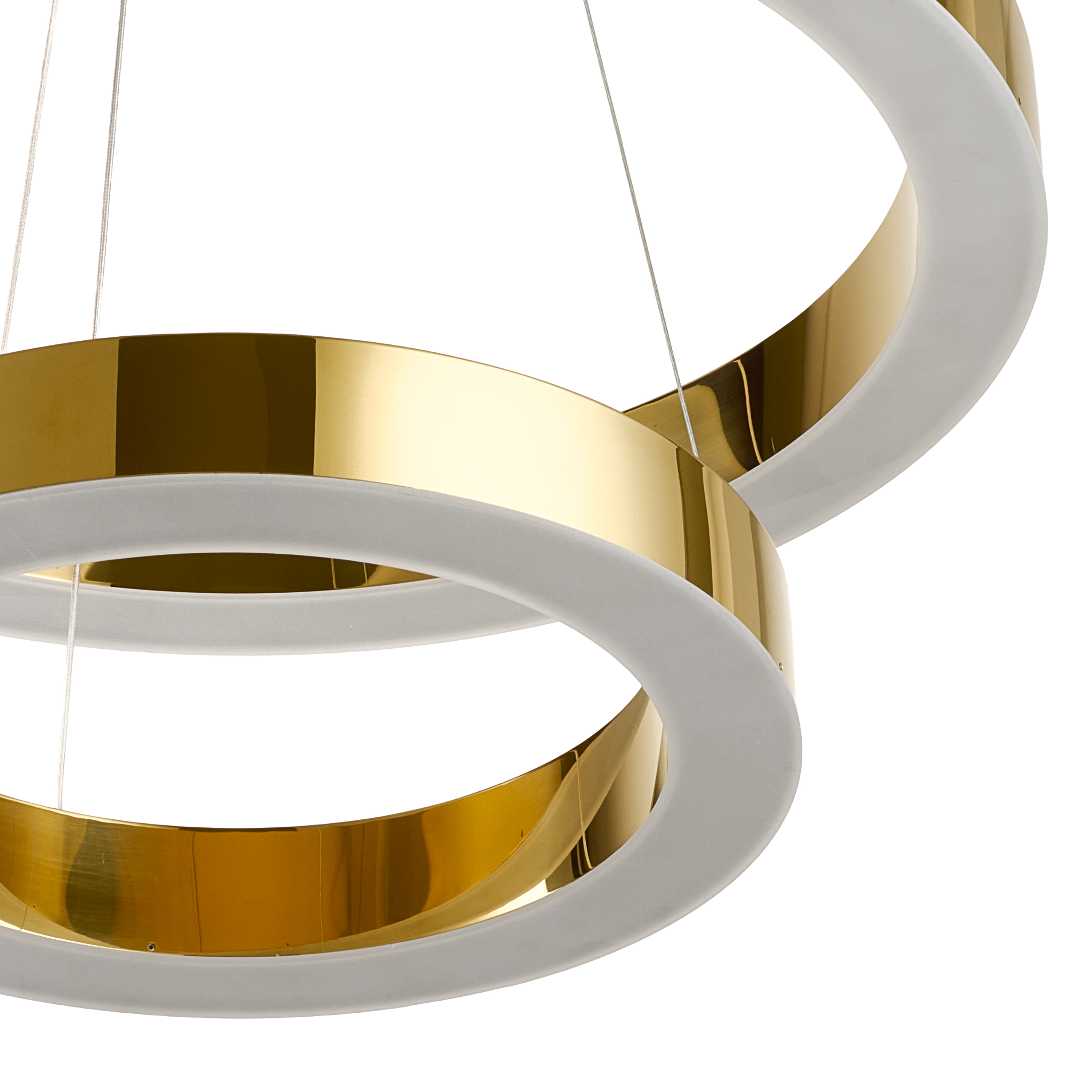 Lampa wisząca na pilota CIRCLE 40+60 LED złoty połysk DN924-40+60 gold - Step into Design - obrazek 21