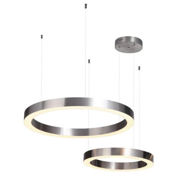 Lampa wisząca na pilota RING CIRCLE 40+60 ST-8848-40+60 nickel - Step Into Design