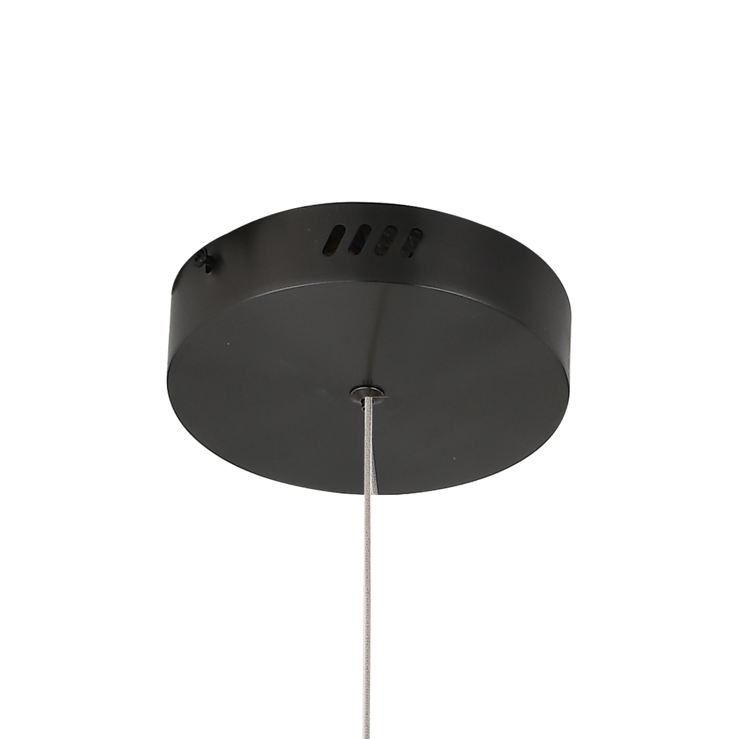 Lampa designerska wisząca na pilota CIRCLE ST-8848-60+80 black - Step Into Design - obrazek 4