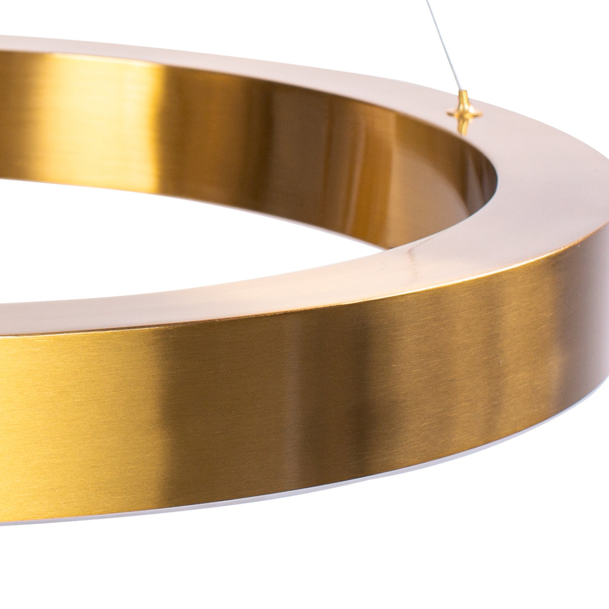 Lampa wisząca na pilota CIRCLE 60+60+80 LED mosiądz na 1 podsufitce - ST-8848-60+60+80 brass - Step Into Design - obrazek 2