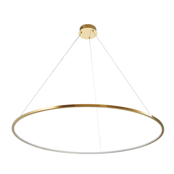 Lampa wisząca  na pilota CIRCLE SLIM 120 LED złoty 120 cm  ST-10112P-D1200 - Step Into Design