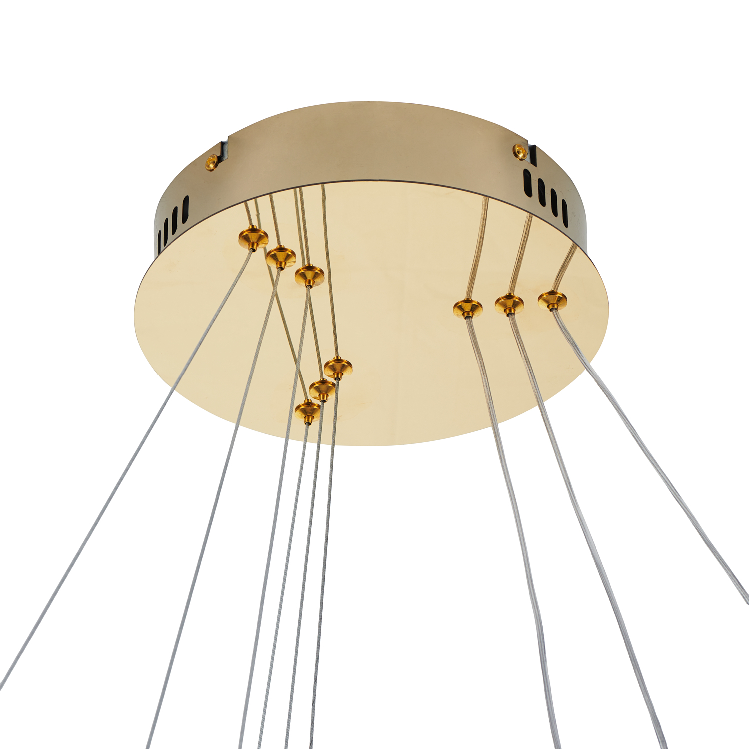 Lampa wisząca na pilota CIRCLE SLIM 40+60+80 LED złoty ST-10112P-3 - Step Into Design - obrazek 10
