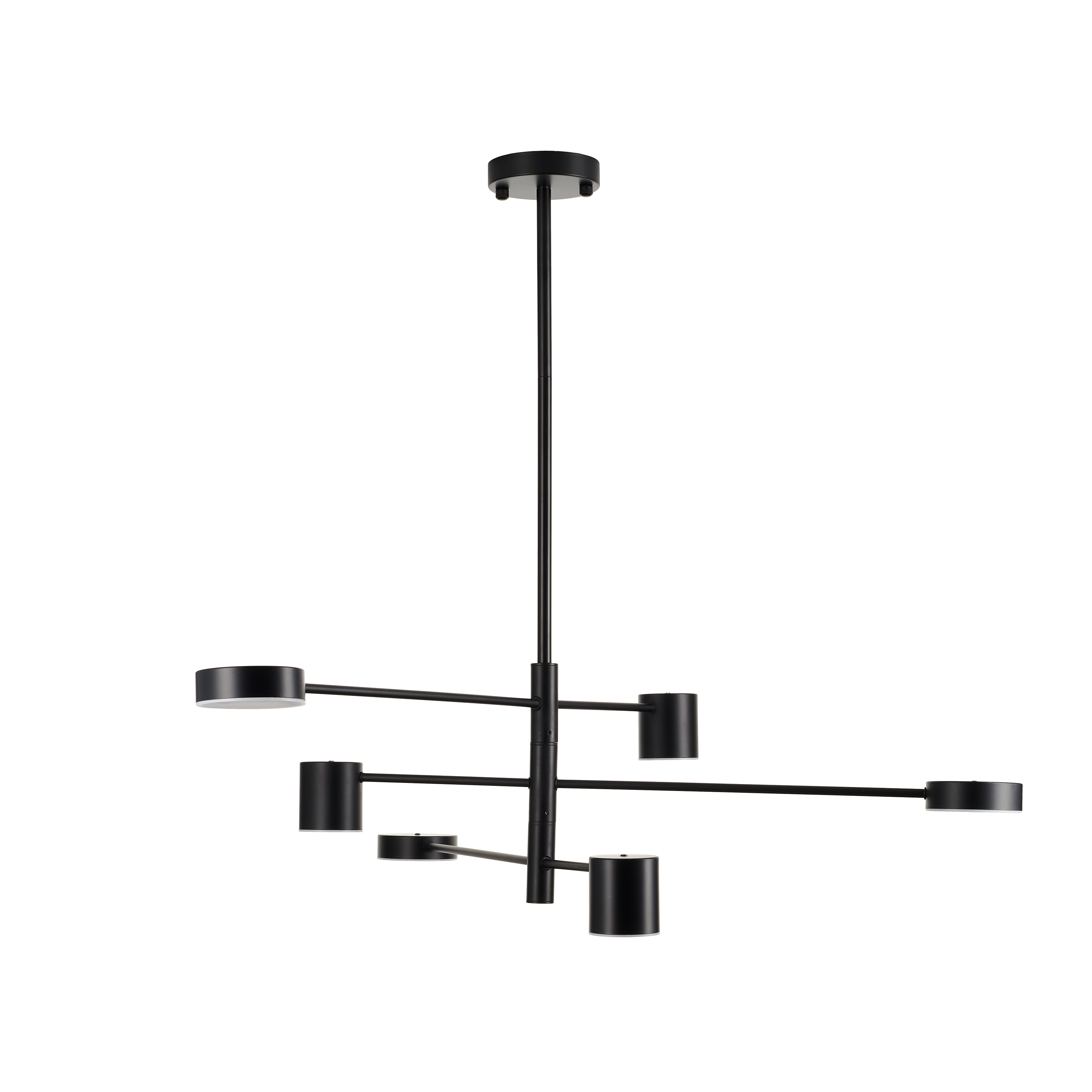 Lampa wisząca CLEX - 6P LED czarna 100 cm - ST-8102P-6 - Step Into Design