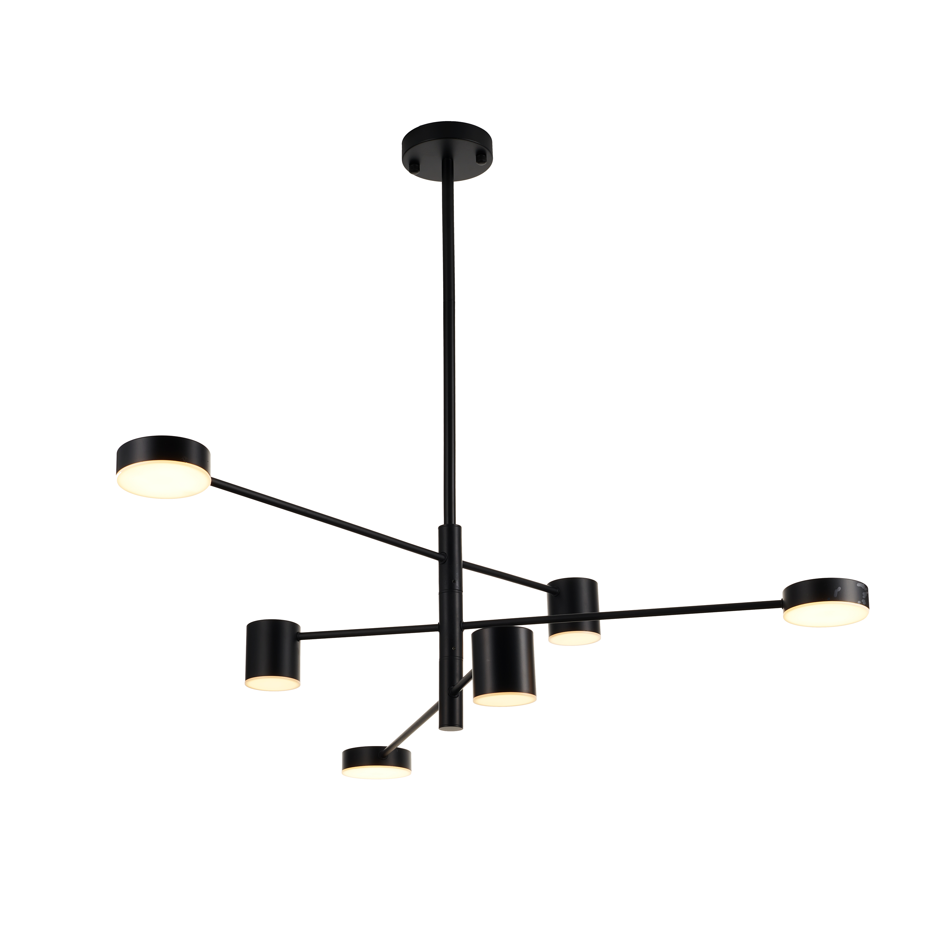 Lampa wisząca CLEX - 6P LED czarna 100 cm - ST-8102P-6 - Step Into Design - obrazek 5