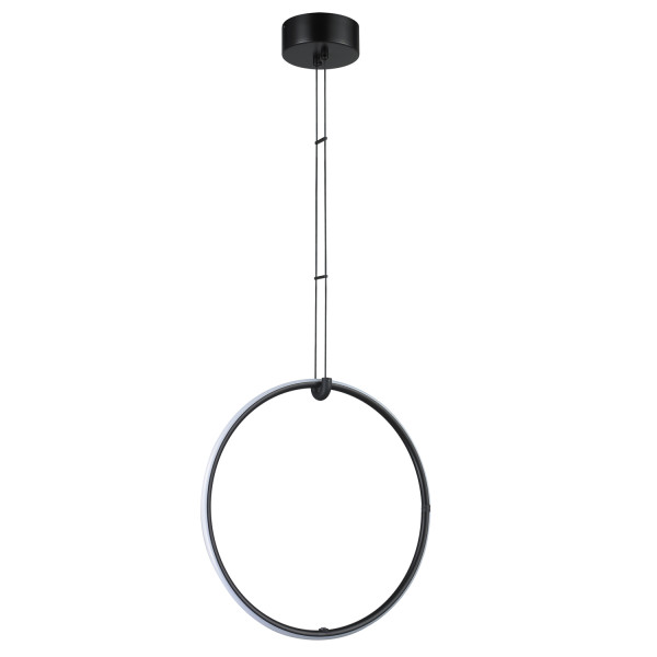Lampa wisząca RING COCO 1 LED czarna 40 cm  ST-10339P/1H - Step Into Design