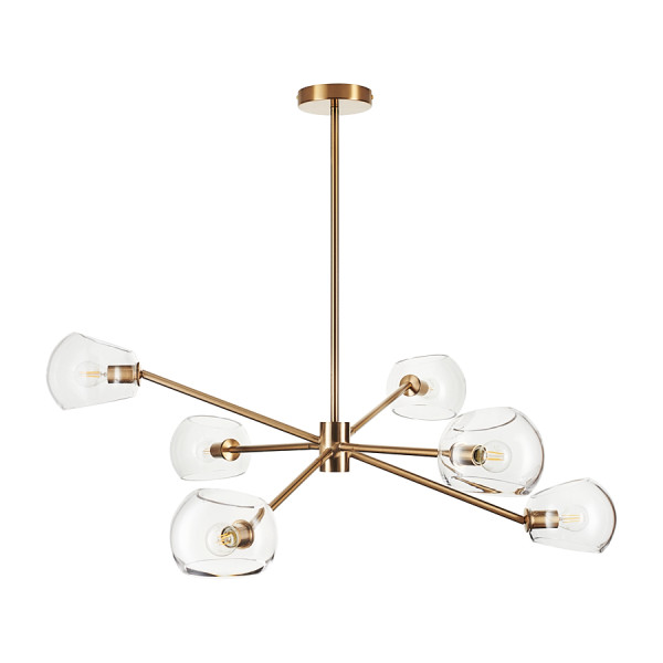 Lampa wisząca COSMIC-6 złota 75 cm  -  ST-8954-P6 - Step Into Design