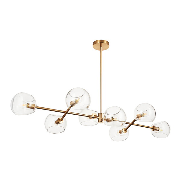 Lampa wisząca COSMIC-8 złota 85 cm  -  ST-8954-P8 - Step Into Design