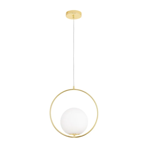 Lampa wisząca COSTA ROUND złota 35 cm  DP0001A-350R - Step into Design