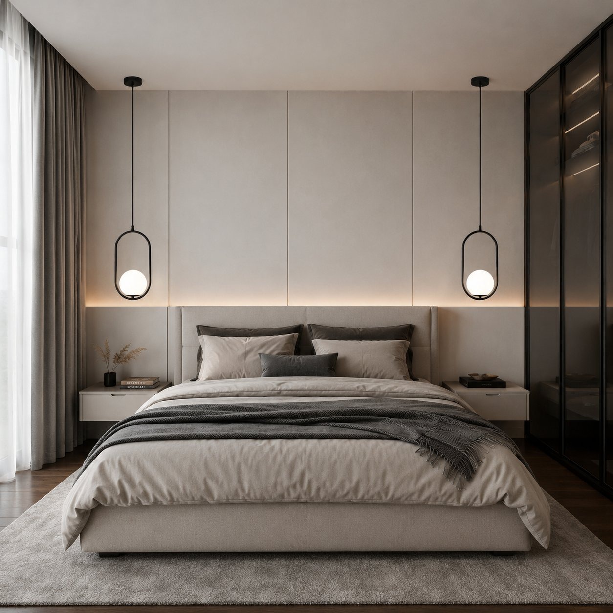 Lampa designerska czarna COSTA SOLO DP0001A-400 black - Step Into Design - obrazek 3