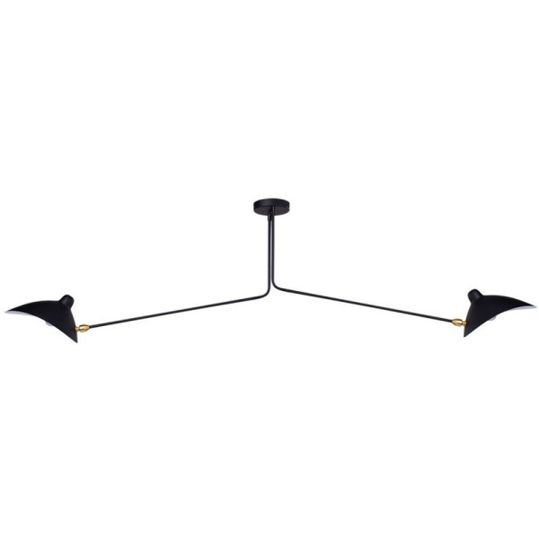 Lampa loft wisząca CRANE-2P czarna P8702 - Step Into Design