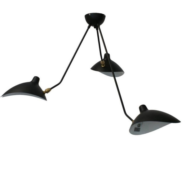 Lampa nad stół loft wisząca CRANE-3P czarna P8703 - Step Into Design