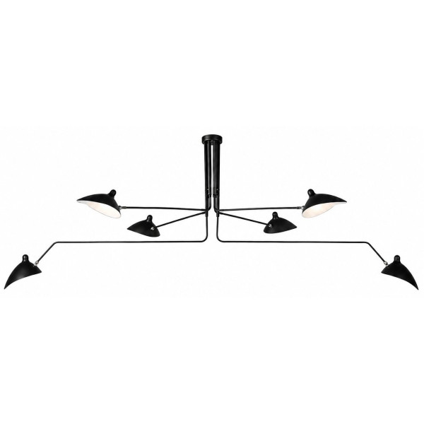 Lampa wisząca CRANE-6P czarna P8706 - Step Into Design