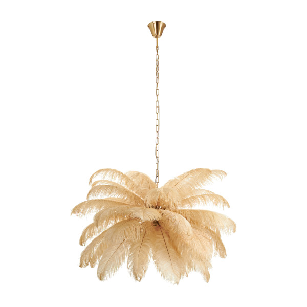 Lampa wisząca EMU pióra beżowe 100 cm  ST-DN127 beige - Step Into Design
