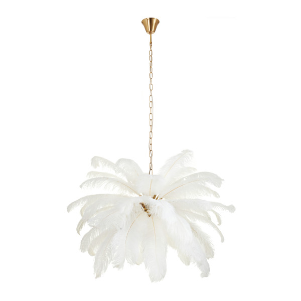 Lampa wisząca EMU pióra białe 100 cm  ST-DN127 white - Step Into Design