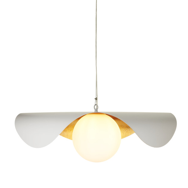 Lampa wisząca ENZO biało złota 80 cm  ST-F22020601-D80 white - Step Into Design