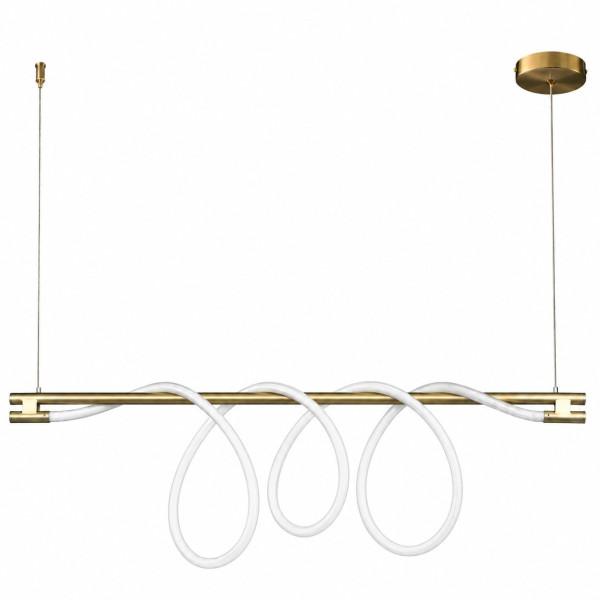 Lampa stylowa wisząca FANTASIA LONG LED złota 120 cm  ST-9282P/L2 - Step Into Design