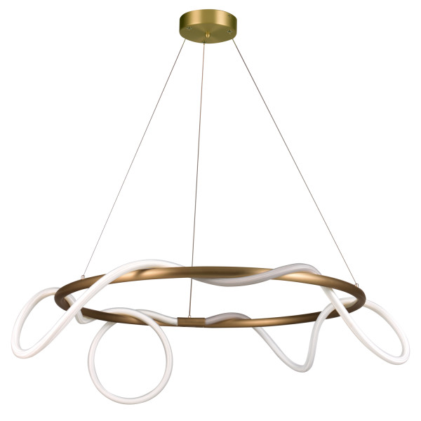 Lampa stylowa wisząca FANTASIA ROUND LED złota 60 cm  ST-9282R/D60 - Step Into Design