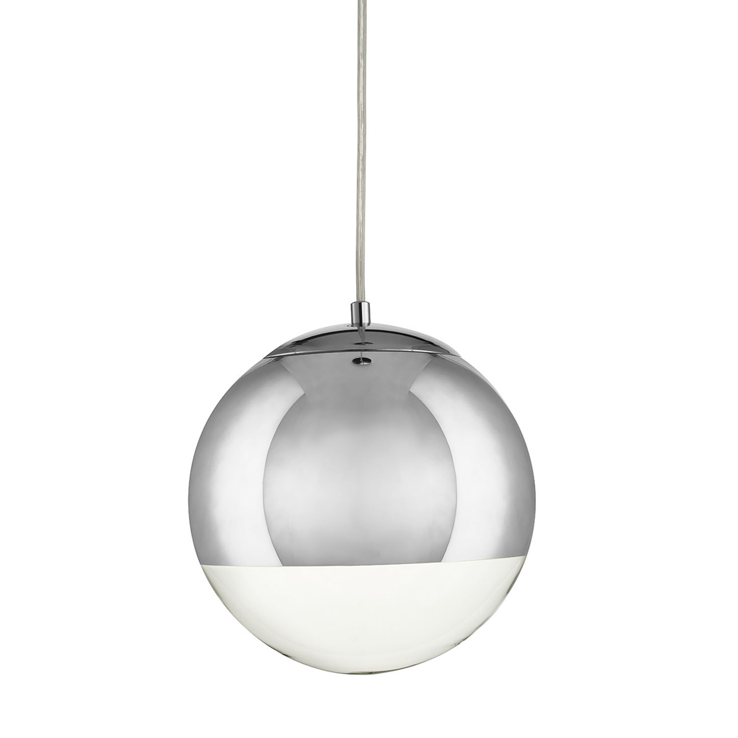 Lampa stylowa wisząca nowoczesna FLASH S CHROM KULA MP1238-200 chrome - Step Into Design - obrazek 3