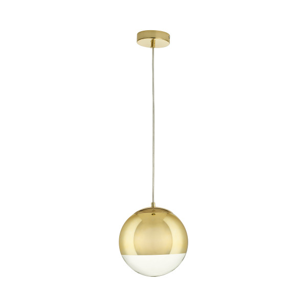 Lampa stylowa wisząca nowoczesna FLASH S GOLD KULA MP1238-200 gold - Step Into Design