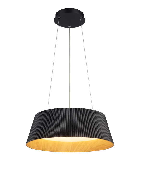 Lampa wisząca FRILL LED czarna 45 cm  ST-DL6487-BK - Step into Design